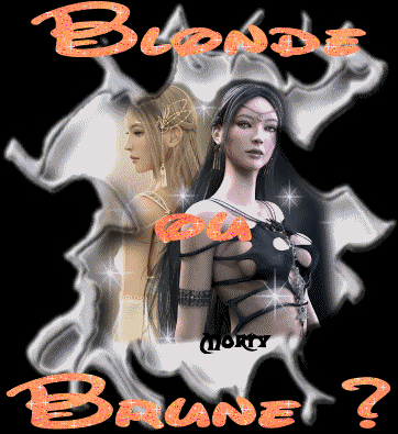 Blonde ou Brune ???